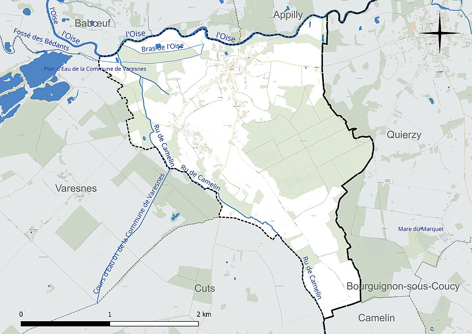 Réseau hydrographique de Brétigny.